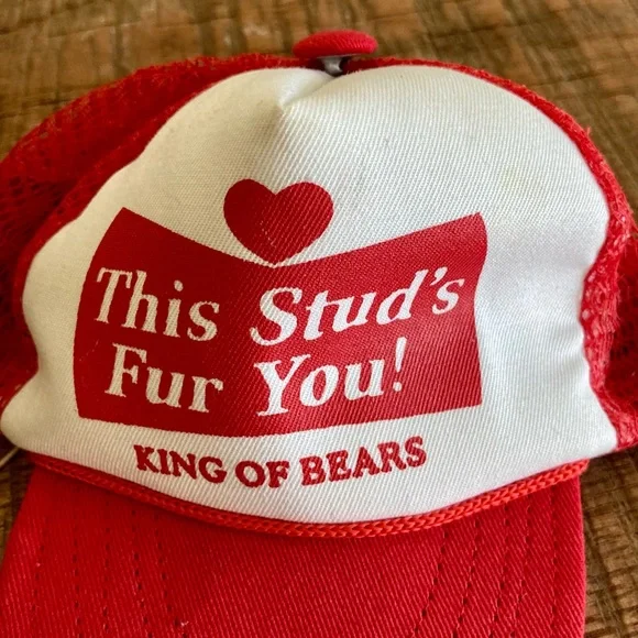 Hot Fur Ya Valentines Bear Vermont Teddy Bear Company Trucker 🐻 - Picture 12 of 12
